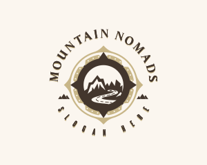 Mountain Camping Adventure logo design