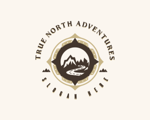 Mountain Camping Adventure logo design