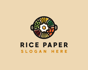 Bibimbap Korean Restaurant logo design