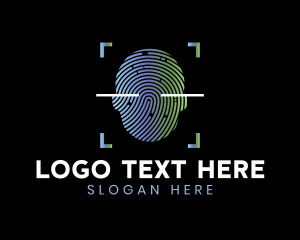 Digital Fingerprint Biometric logo