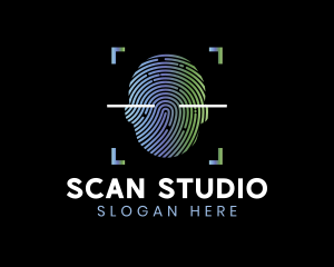 Digital Fingerprint Biometric logo