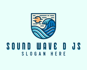 Tide Ocean Waves logo design