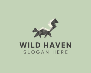 Wild Animal Skunk logo design