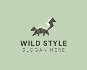 Wild Animal Skunk logo design