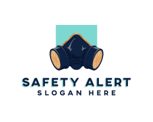 Safety Gas Mask logo design