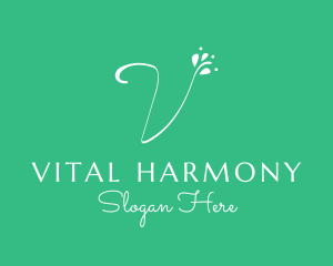 Natural Flower Spa logo design