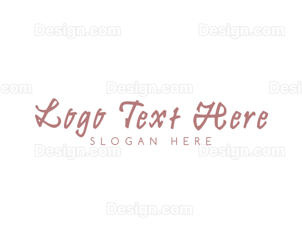 Feminine Cursive Business Logo