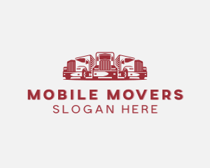 Trailer Truck Fleet logo design