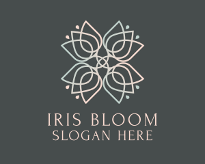 Elegant Tulip Bouquet logo design