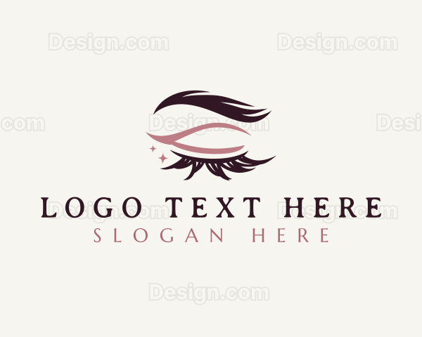 Beauty Eyelash Cosmetics Logo