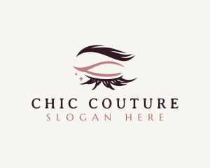 Beauty Eyelash Cosmetics logo design