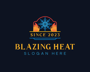 Cooling Thermal Heating logo design