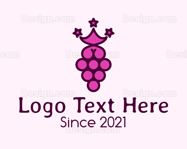 Grape Fruit Stars Logo