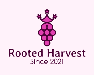 Grape Fruit Stars logo design