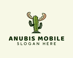 Cactus Moose Antler logo design