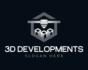 3D Machine Printer logo