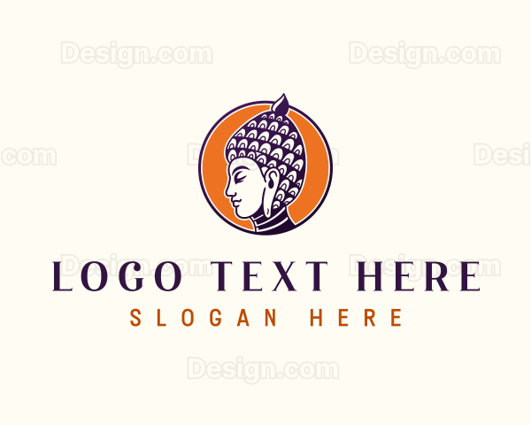 Buddha Spiritual Religion Logo