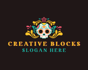 Creative Skull Festival logo design