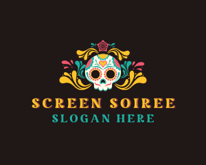 Creative Skull Festival logo design