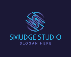 Multimedia Studio Letter S logo design