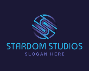 Multimedia Studio Letter S logo design