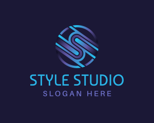 Multimedia Studio Letter S logo design