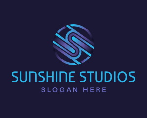 Multimedia Studio Letter S logo design