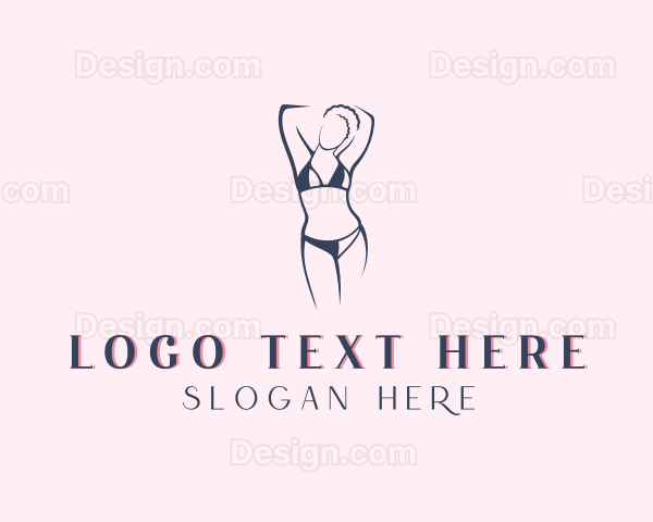 Lingerie Bikini Fashion Logo