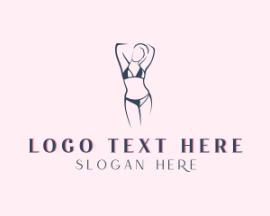 Lingerie Bikini Fashion Logo