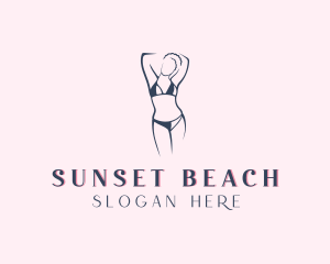 Lingerie Bikini Fashion logo design