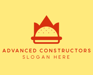 Spicy Burger Crown   logo design