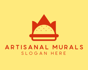 Spicy Burger Crown   logo design