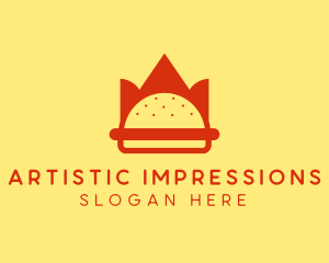 Burger Crown Restaurant   logo design