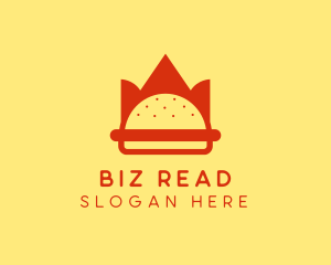 Spicy Burger Crown   logo design