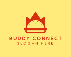 Spicy Burger Crown   logo design