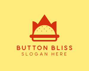 Spicy Burger Crown   logo design