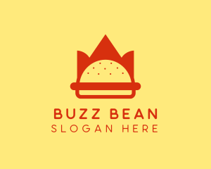 Spicy Burger Crown   logo design