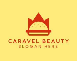 Spicy Burger Crown   logo design