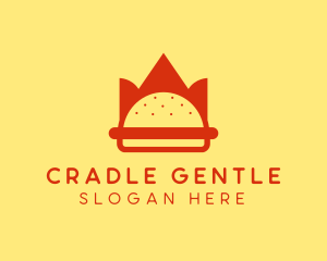 Spicy Burger Crown   logo design