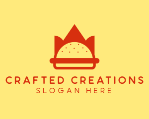 Spicy Burger Crown   logo design