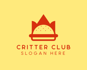 Spicy Burger Crown   logo design