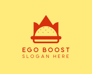 Spicy Burger Crown   logo design