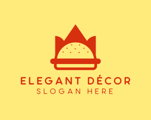 Burger Crown Restaurant   logo design