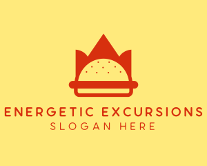 Spicy Burger Crown   logo design