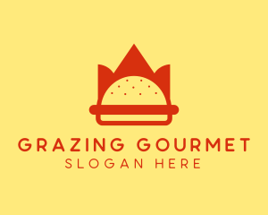 Spicy Burger Crown   logo design