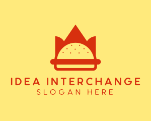 Spicy Burger Crown   logo design