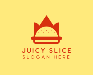 Spicy Burger Crown   logo design