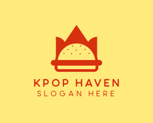 Spicy Burger Crown   logo design