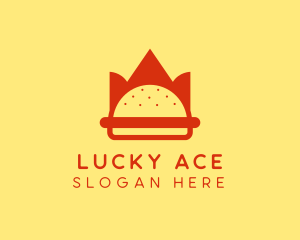 Spicy Burger Crown   logo design