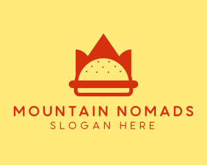 Spicy Burger Crown   logo design